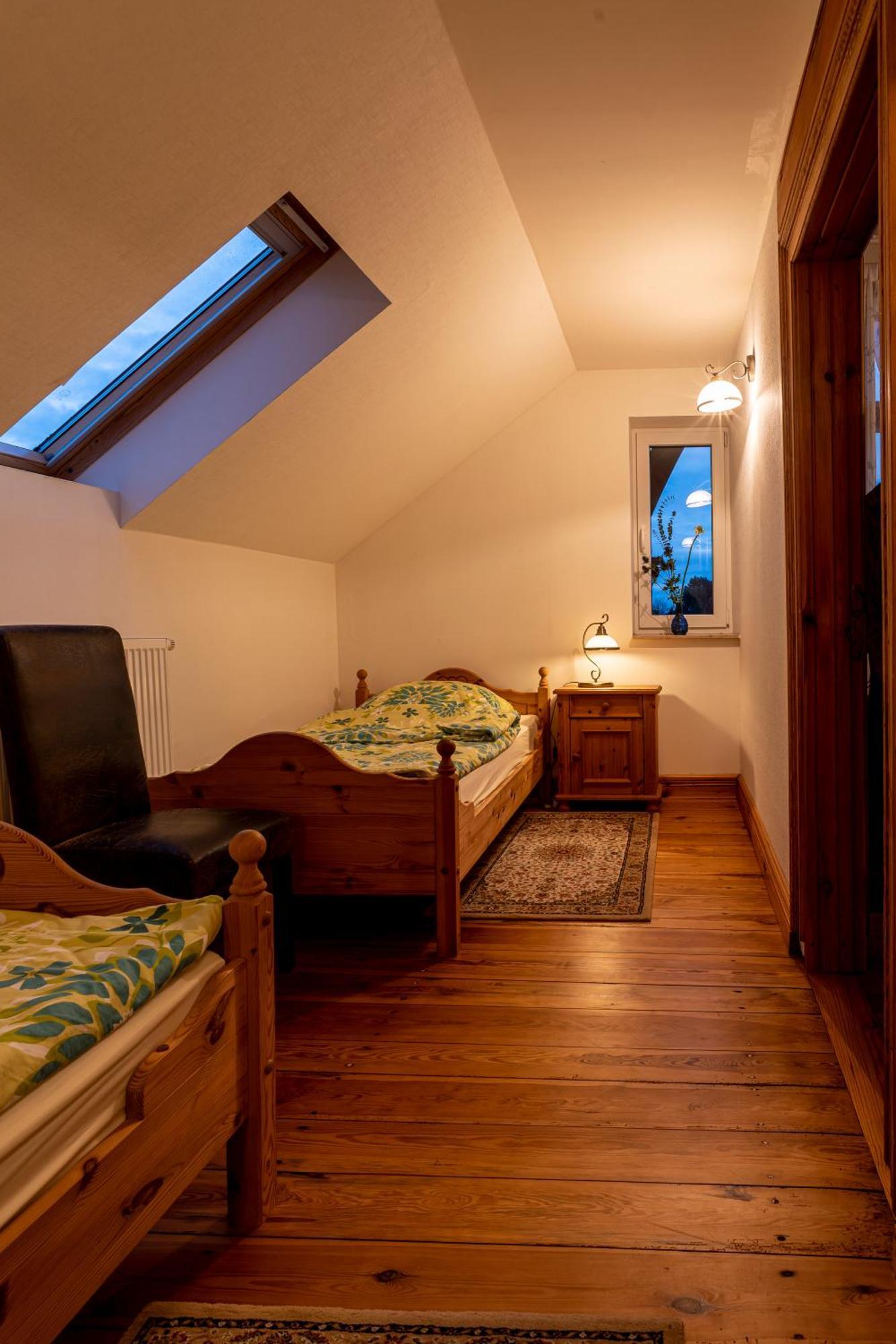 Villa Landidyll Mit Separatem Wellness-Bereich 요아힘스탈 객실 사진
