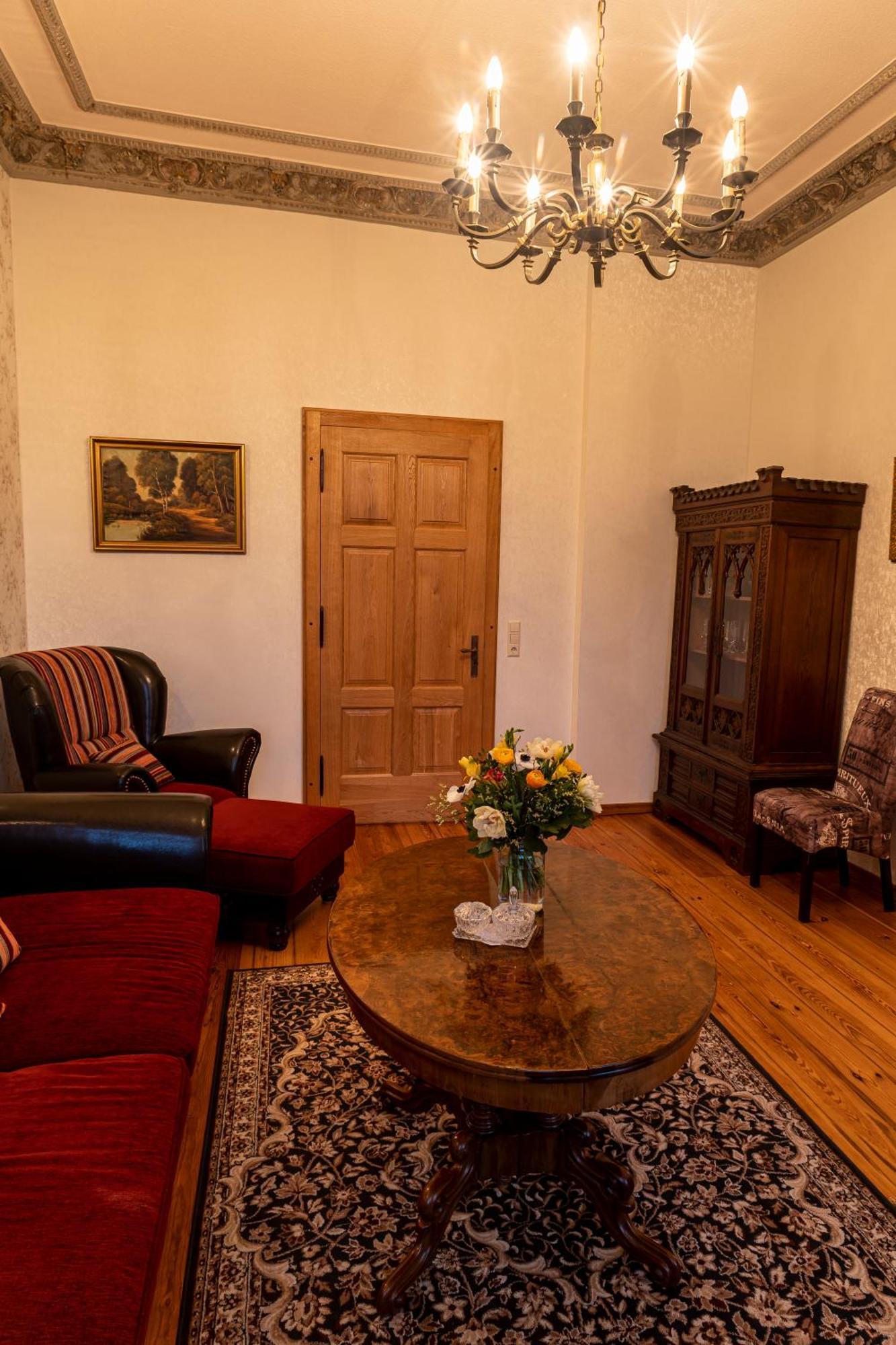 Villa Landidyll Mit Separatem Wellness-Bereich 요아힘스탈 객실 사진